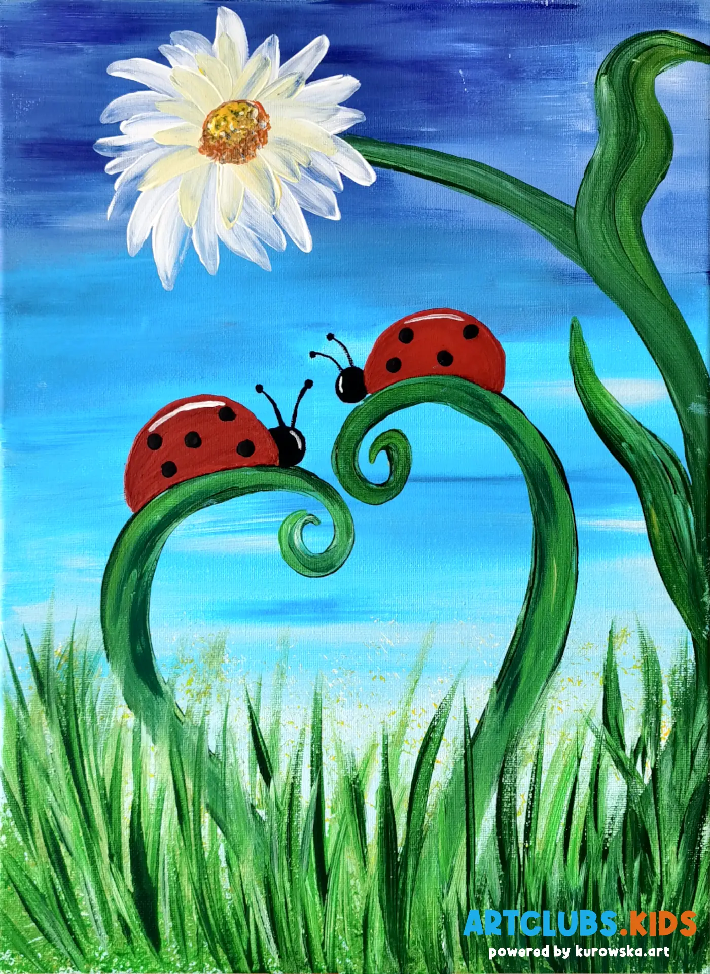 The Two Ladybirds - Art Classes for Kids