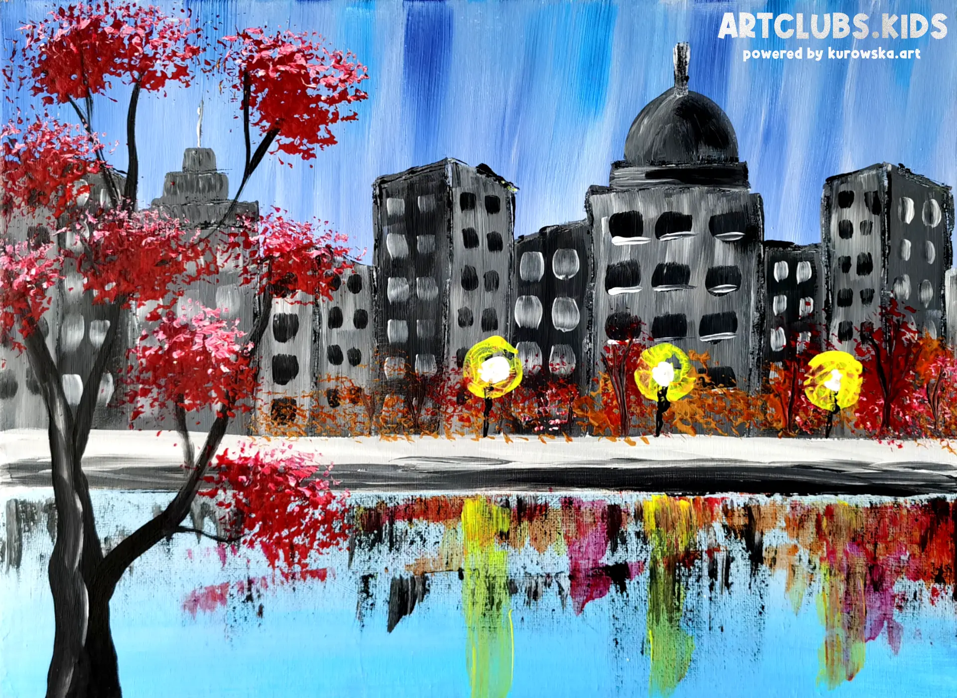 Evening Reflections - Art Classes for Kids