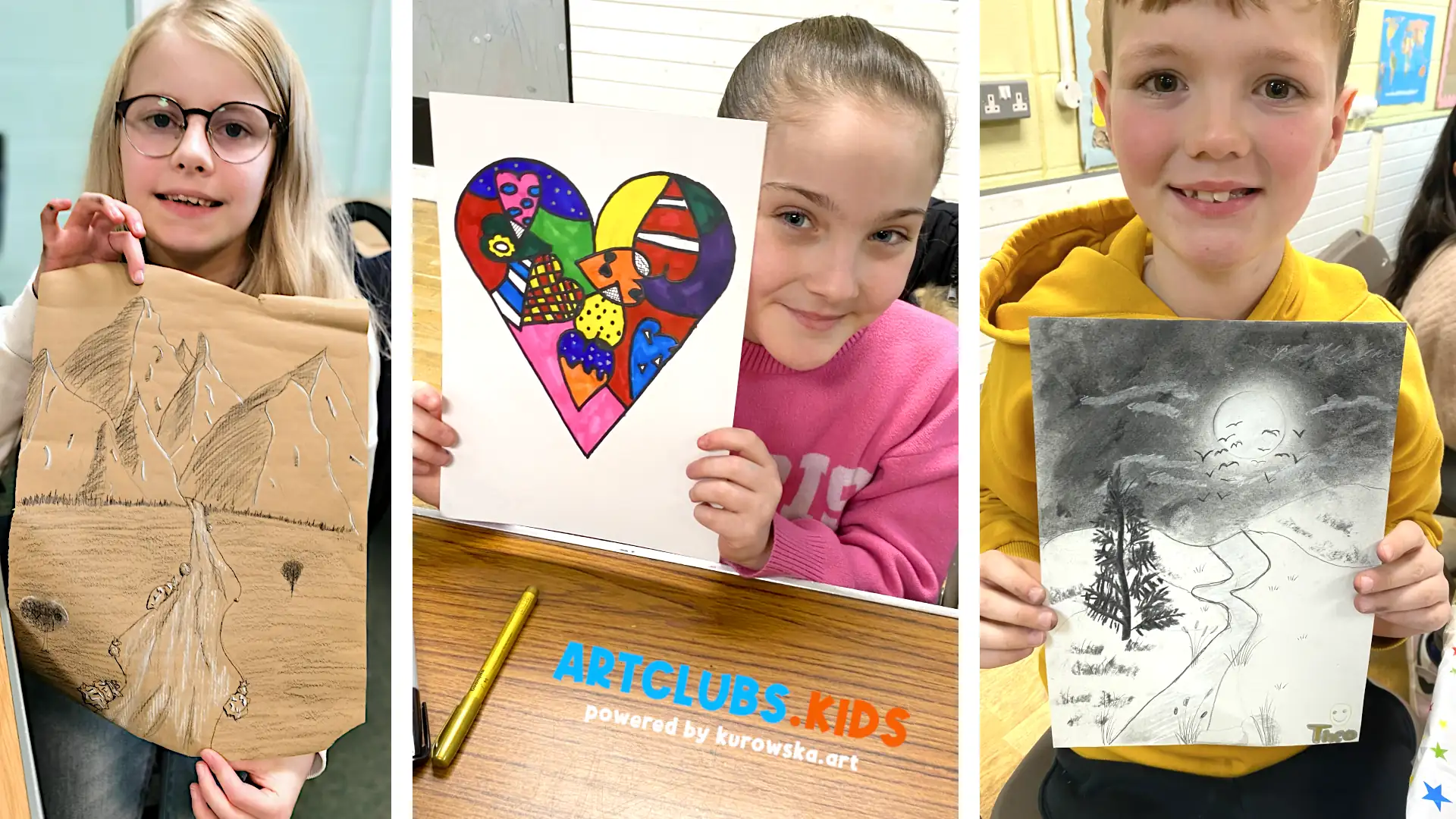 Drawing Art Classes for Kids - Children's Art Work